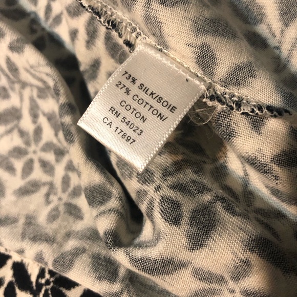 Banana Republic Black and White Floral Maxi Dress - Picture 4 of 4